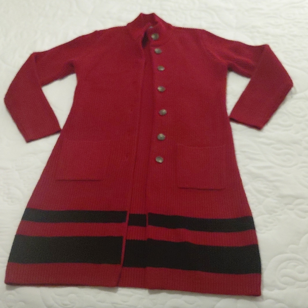 Ralph Lauren Deep Red Knit Sweater